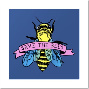 Save the bees Posters and Art